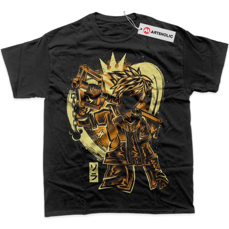 Alternative view of Sora Shirt, Kingdom Hearts Shirt, Game Shirt, Graphic T-Shirt