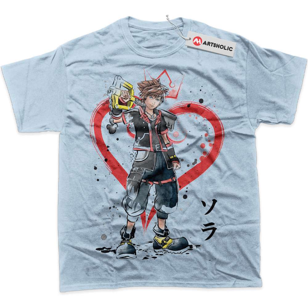 Alternative view of Sora Shirt, Kingdom Hearts Shirt, Game Shirt, Graphic Tee