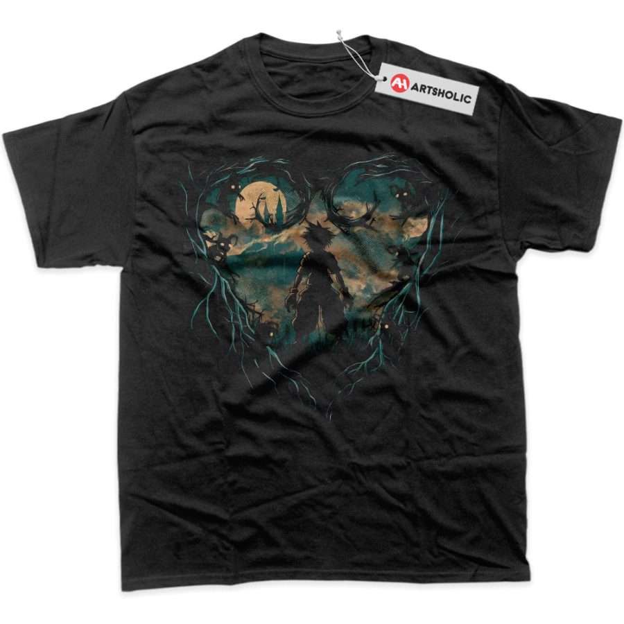 Alternative view of Sora Shirt, Kingdom Hearts Shirt, Game Shirt, Graphic Tee