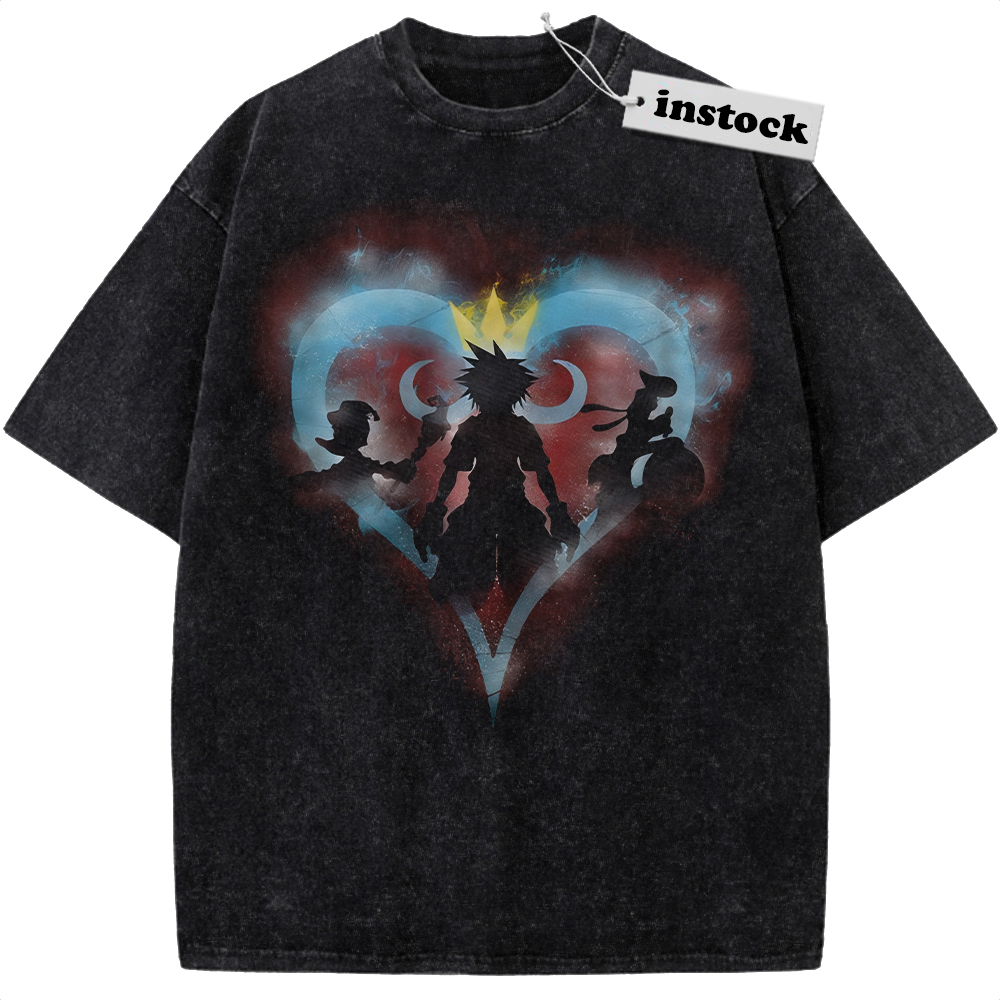 Sora Shirt, Kingdom Hearts Shirt, Game Shirt, Vintage T-Shirt
