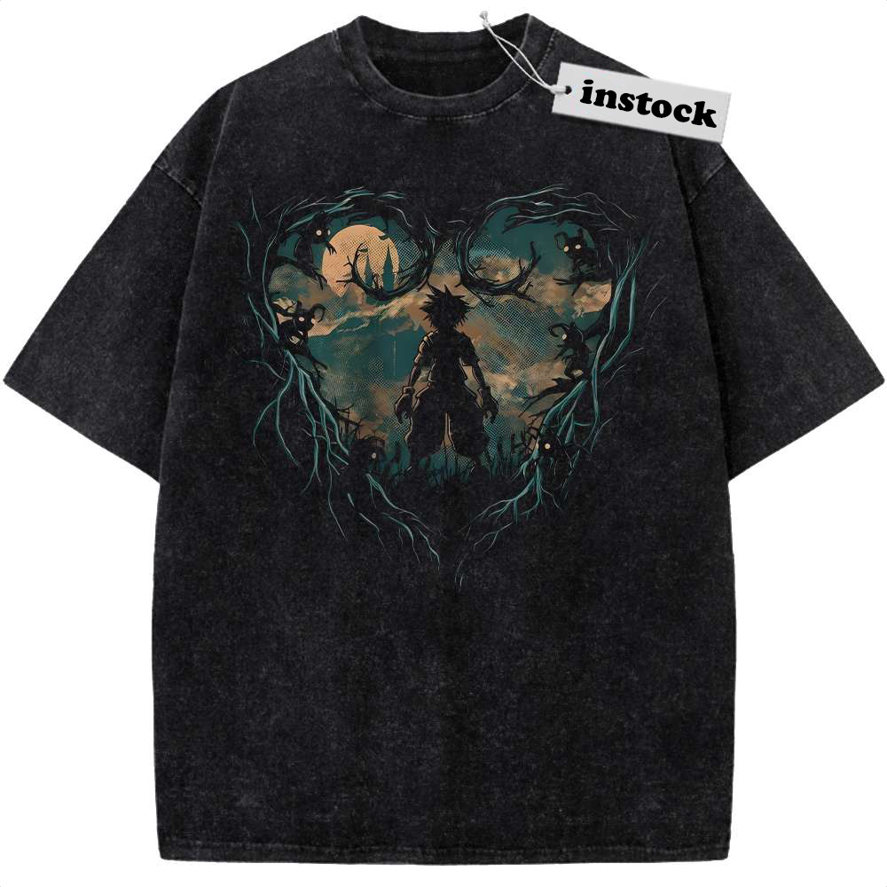 Sora Shirt, Kingdom Hearts Shirt, Game Shirt, Vintage Tee