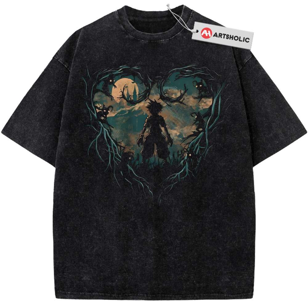 Sora Shirt, Kingdom Hearts Shirt, Game Shirt, Vintage Tee