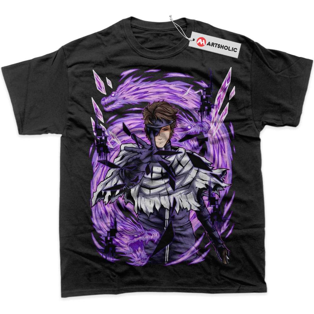 Alternative view of Sosuke Aizen Shirt, Bleach Shirt, Anime Shirt, Graphic Tee