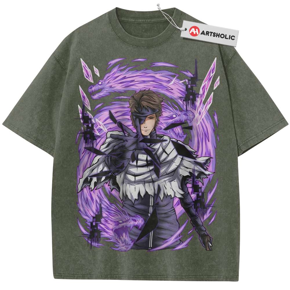 Alternative view of Sosuke Aizen Shirt, Bleach Shirt, Anime Shirt, Vintage Tee