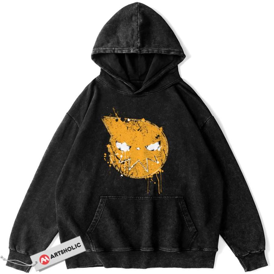 Alternative view of Soul Eater Hoodie, Anime Hoodie, Vintage Hoodie