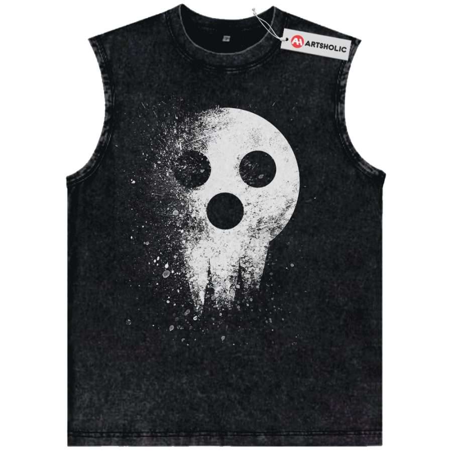 Alternative view of Soul Eater Tank Top, Anime Tank Top, Vintage Tank Top