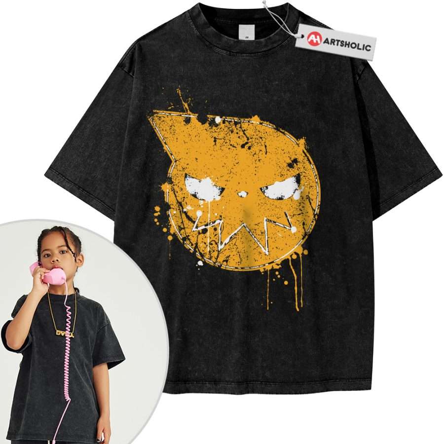 Alternative view of Soul Eater Tee For Kids, Anime Tee For Kids, Vintage Tee For Kids