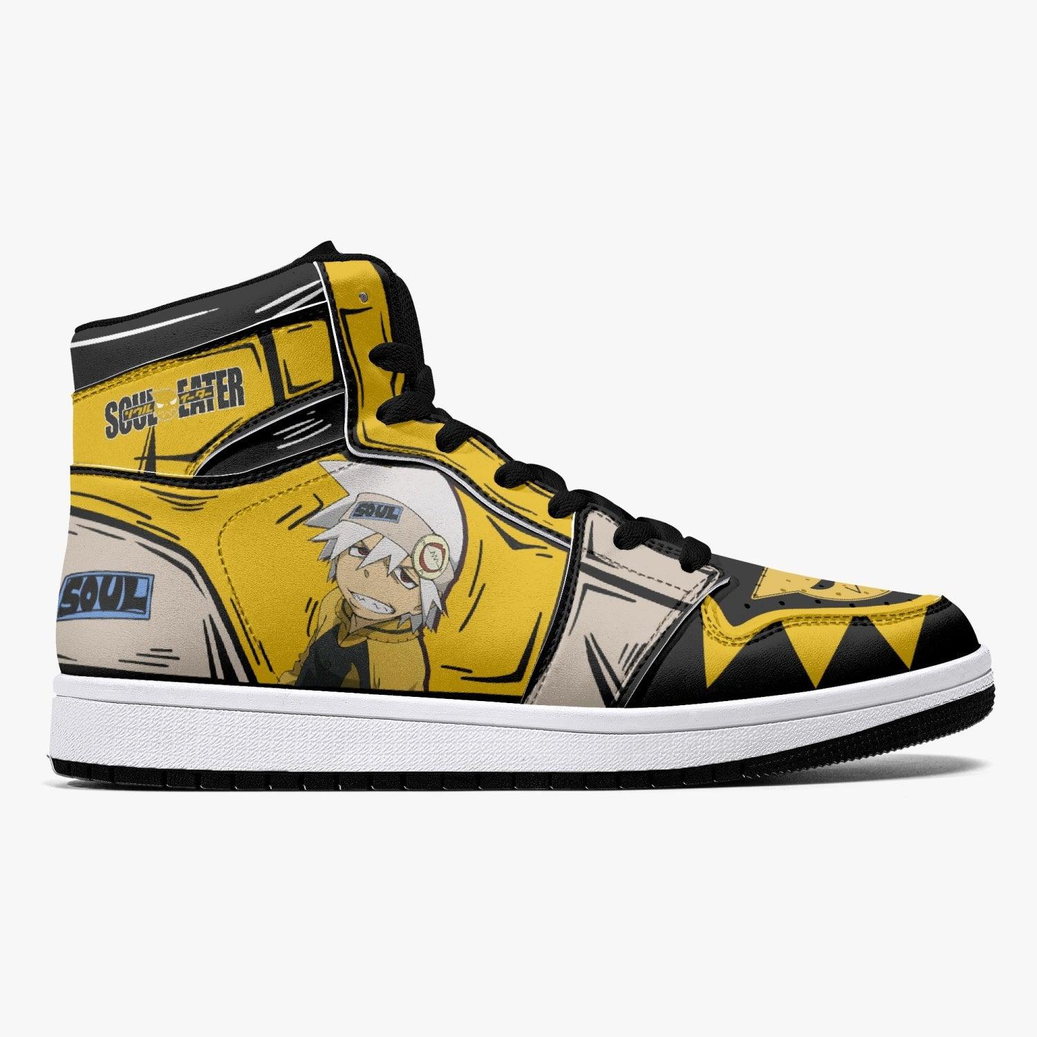 Alternative view of Soul Evans Soul Eater Custom Sneaker Mid 1 Basketball Shoes - Otaku Hall