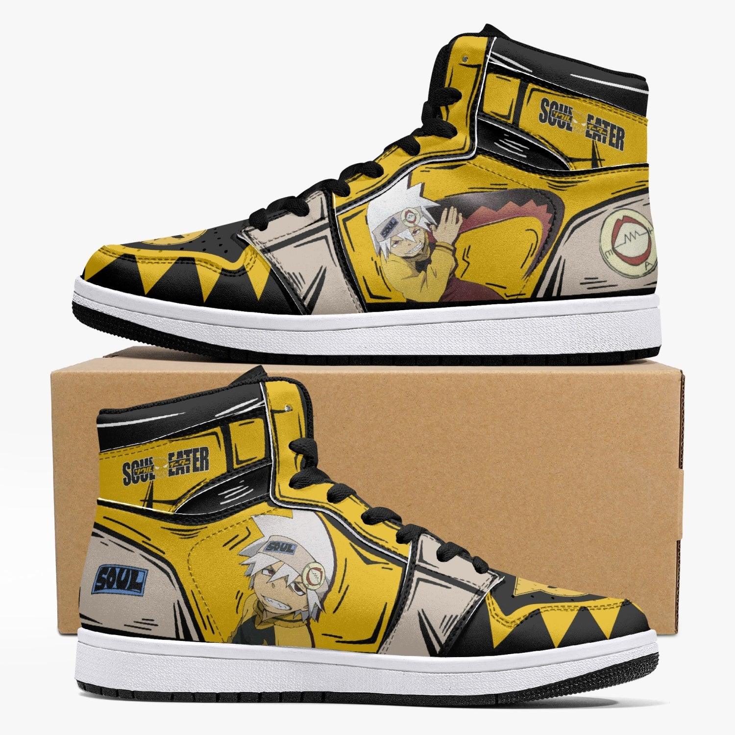 Soul Evans Soul Eater Custom Sneaker Mid 1 Basketball Shoes - Otaku Hall