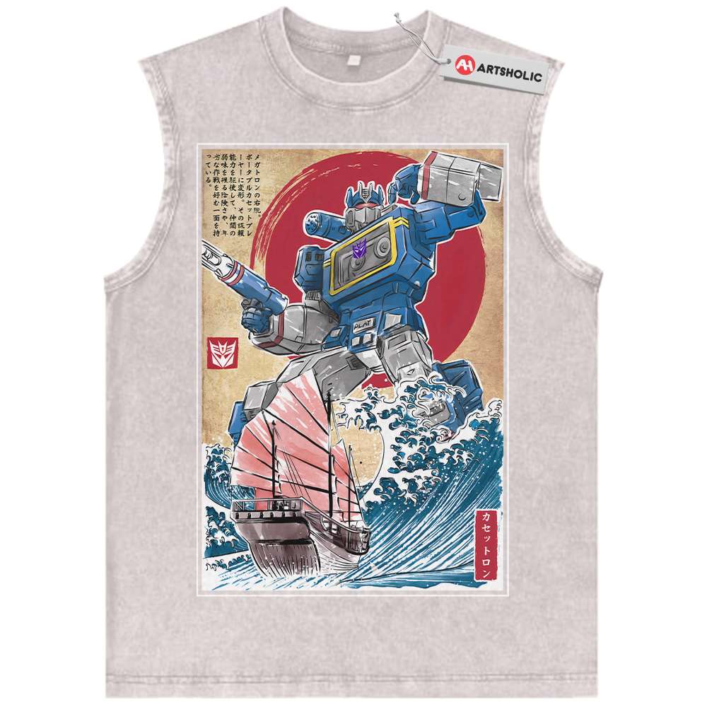 Alternative view of Soundwave Tank Top, Transformers Tank Top, Movie Tank Top, Vintage Tank Top