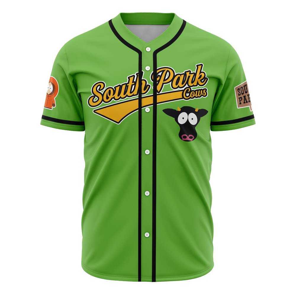 South Park Cows McCormick South Park Custom Baseball Jersey - Otaku Hall