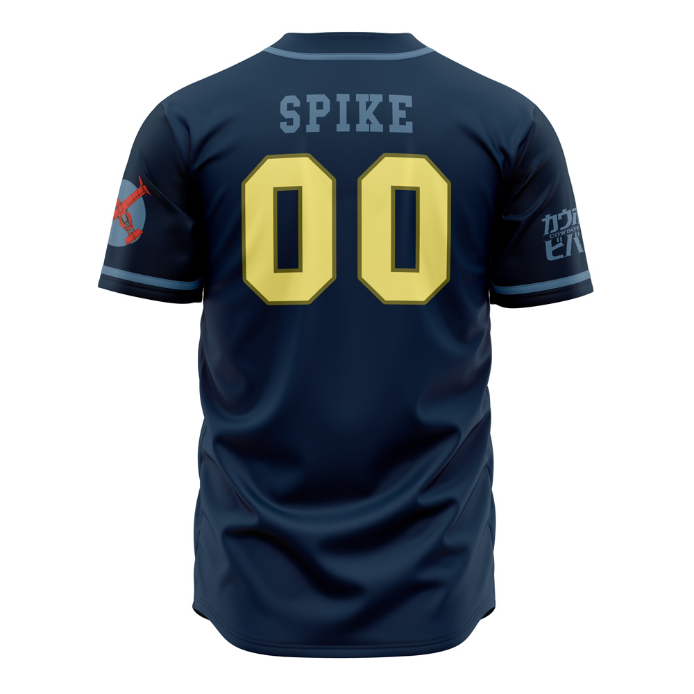 Alternative view of Space Cowboys Cowboy Bebop Custom Baseball Jersey - Otaku Hall