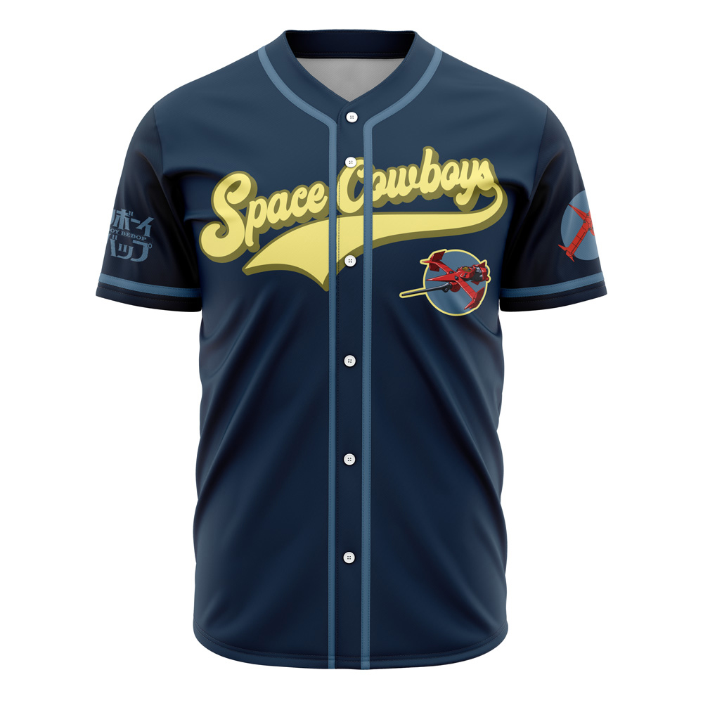 Space Cowboys Cowboy Bebop Custom Baseball Jersey - Otaku Hall