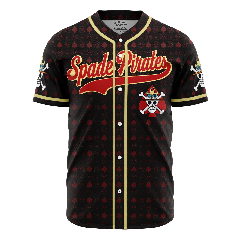 Spade Pirates One Piece Baseball Jersey