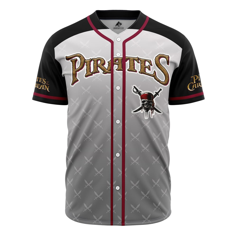 Sparrow Pirates of the Caribbean V1 Disney Custom Baseball Jersey - Otaku Hall
