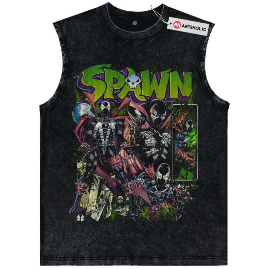 Alternative view of Spawn Tank Top, Comic Tank Top, Vintage Tank Top