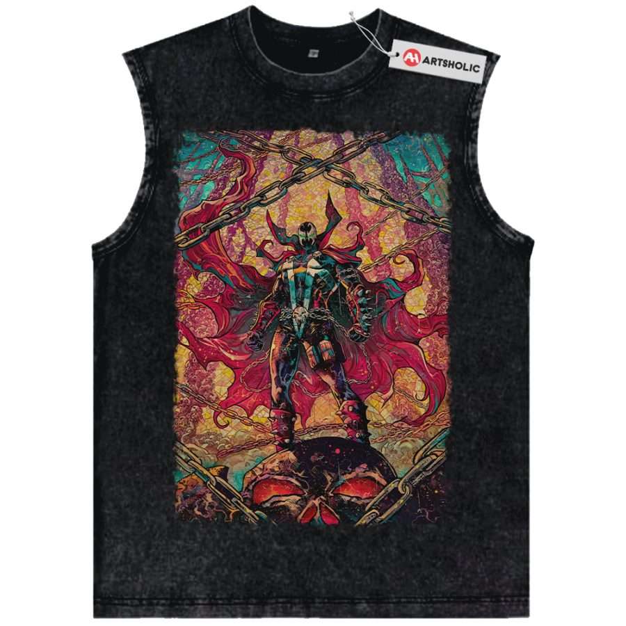 Alternative view of Spawn Tank Top, Marvel Comics Tank Top, Vintage Tank Top