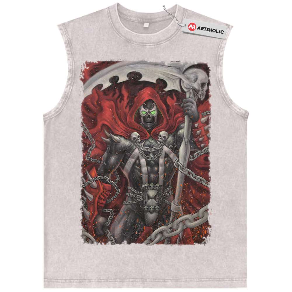 Alternative view of Spawn Tank Top, Marvel Comics Tank Top, Vintage Tank Top