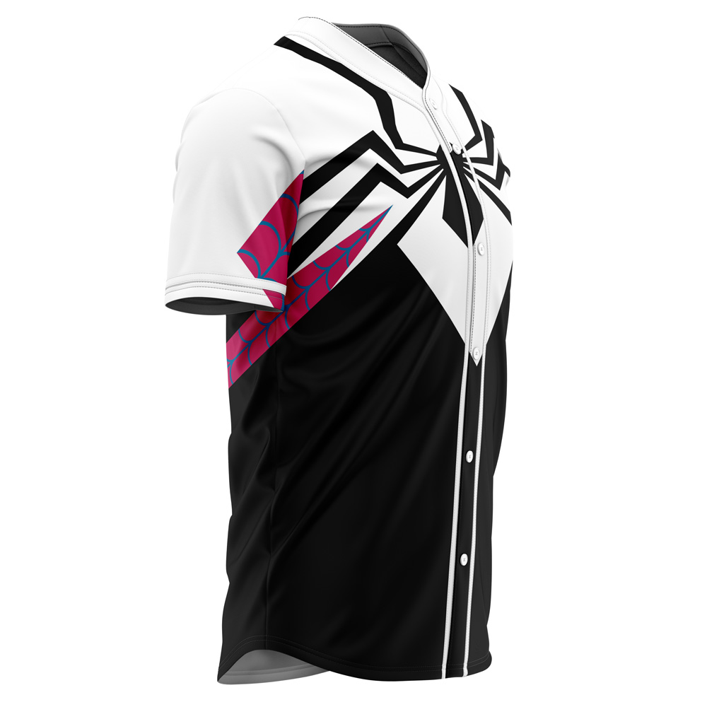 Alternative view of Spider Gwen Marvel Baseball Jersey