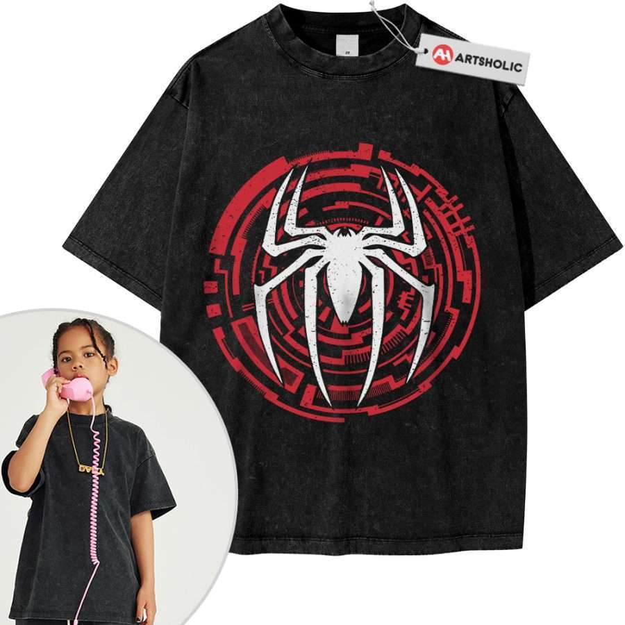 Alternative view of Spider-Man Shirt For Kids, Marvel Comics Shirt For Kids, Vintage T-Shirt For Kids