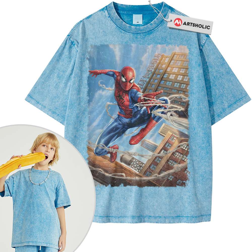Spider-Man Shirt For Kids, Marvel Comics Shirt For Kids, Vintage Tee For Kids
