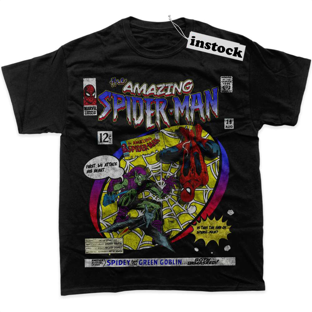 Spider-Man Shirt, Marvel Comics Shirt, Graphic Tee