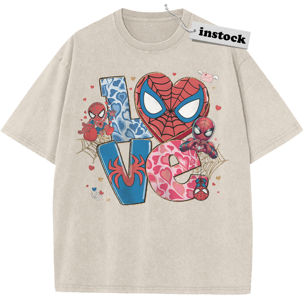 Spider-Man Shirt, Marvel Comics Shirt, Valentine's Day Shirt, Vintage T-Shirt