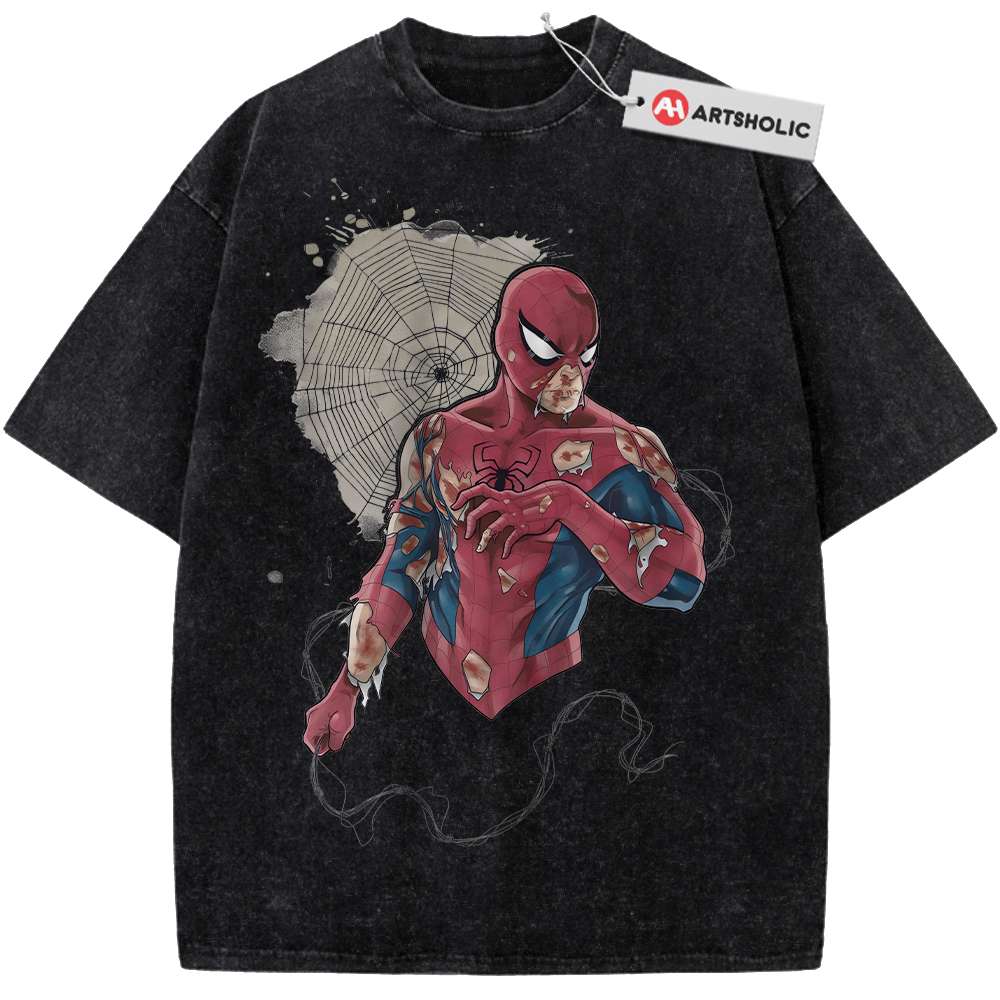 Alternative view of Spider-Man Shirt, Marvel Comics Shirt, Vintage T-Shirt