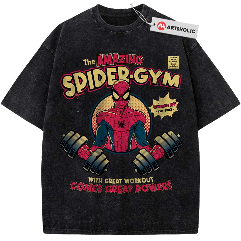 Alternative view of Spider-Man Shirt, Marvel Comics Shirt, Vintage T-Shirt