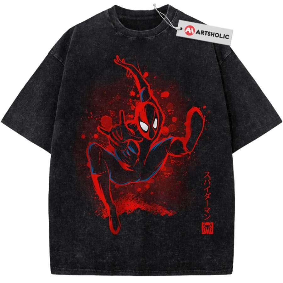 Alternative view of Spider-Man Shirt, Marvel Comics Shirt, Vintage T-Shirt