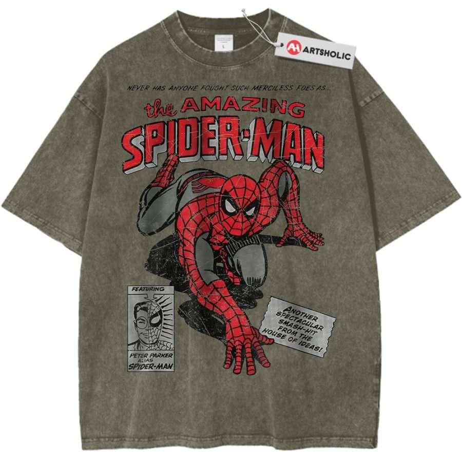 Alternative view of Spider-Man Shirt, Marvel Comics Shirt, Vintage Tee
