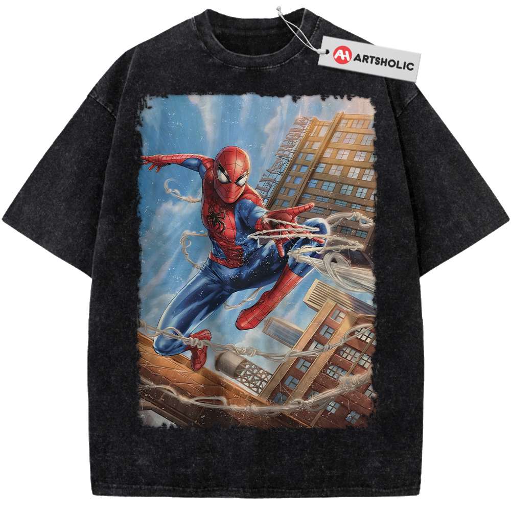 Alternative view of Spider-Man Shirt, Marvel Comics Shirt, Vintage Tee