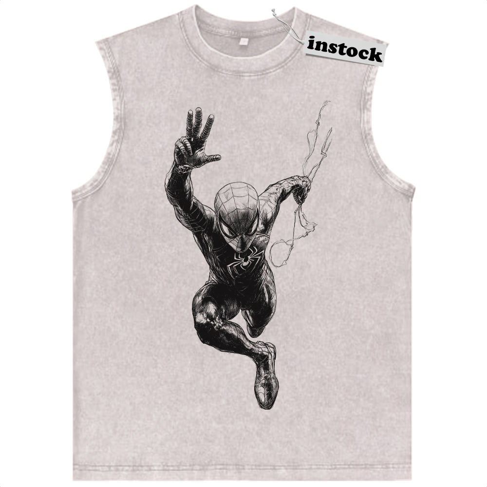 Spider Man Tank Top, Marvel Comics Tank Top, Vintage Tank Top