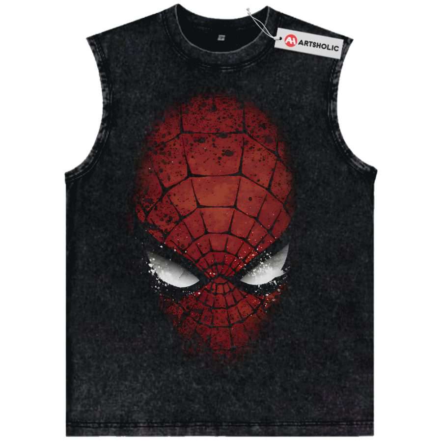Alternative view of Spider-Man Tank Top, Marvel Comics Tank Top, Vintage Tank Top
