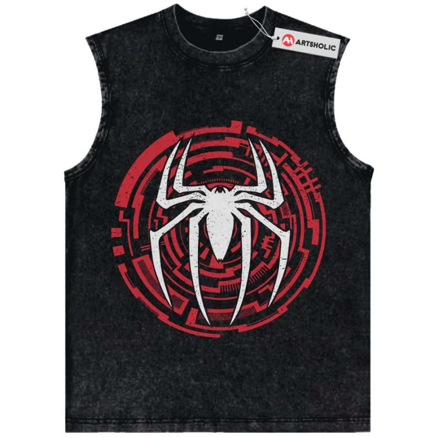 Alternative view of Spider-Man Tank Top, Marvel Comics Tank Top, Vintage Tank Top