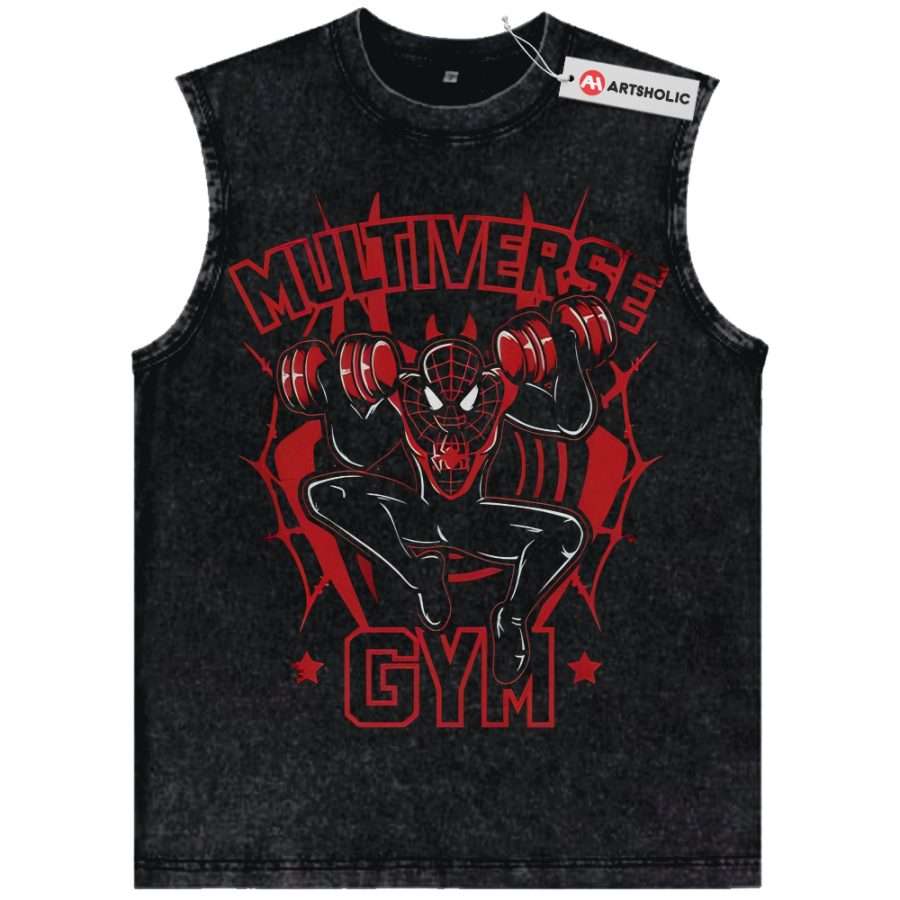 Alternative view of Spider-Man Tank Top, Marvel Comics Tank Top, Vintage Tank Top