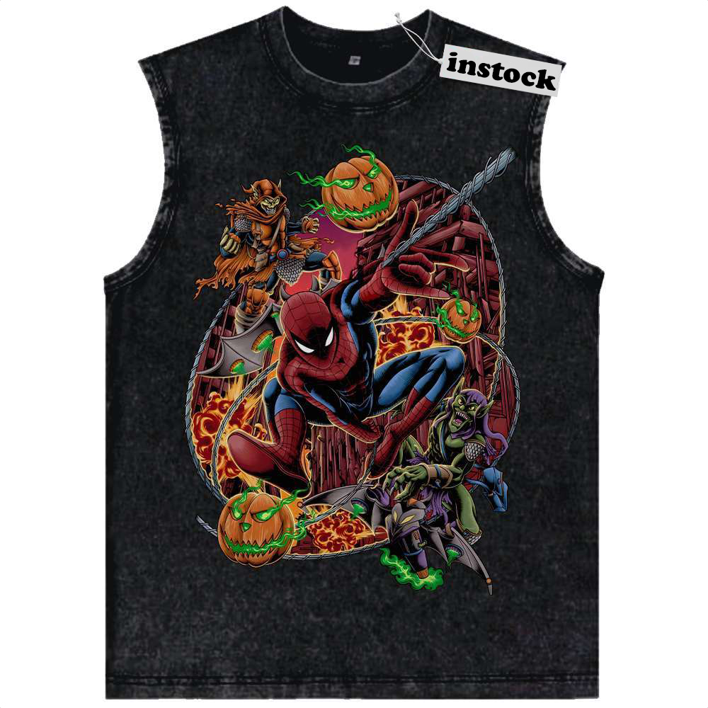 Spider-Man Tank Top, Marvel Comics Tank Top, Vintage Tank Top