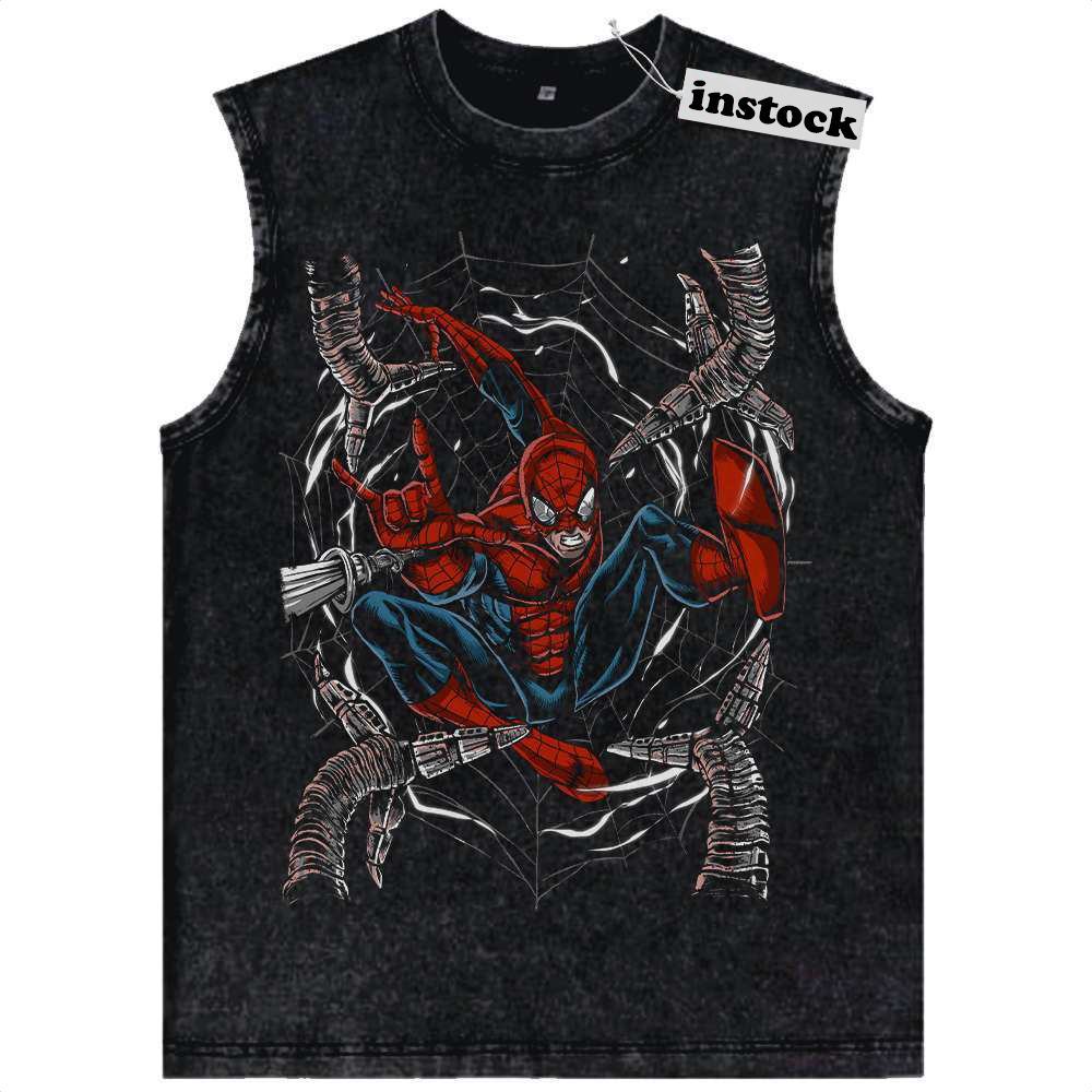 Spider-Man Tank Top, Marvel Comics Tank Top, Vintage Tank Top