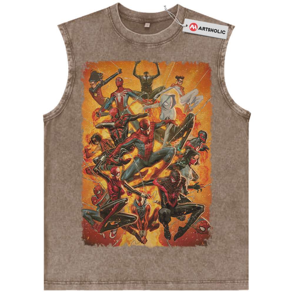 Spider-Man Tank Top, Marvel Comics Tank Top, Vintage Tank Top