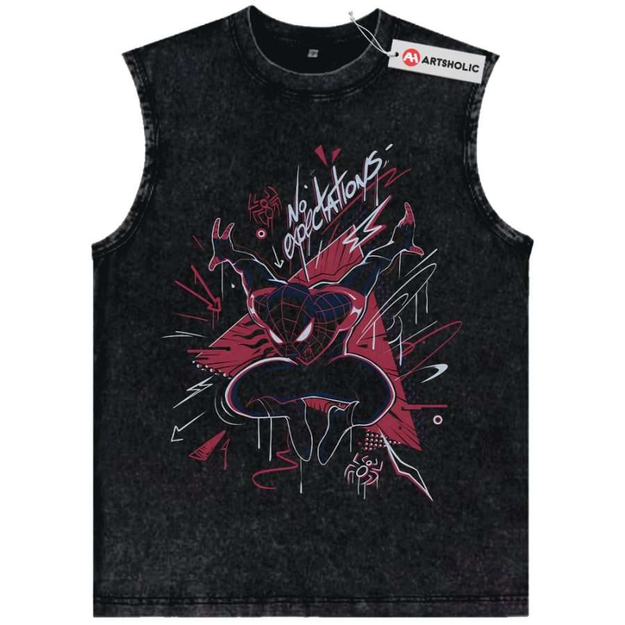 Alternative view of Spider-Man Tank Top, Marvel Comics Tank Top, Vintage Tank Top