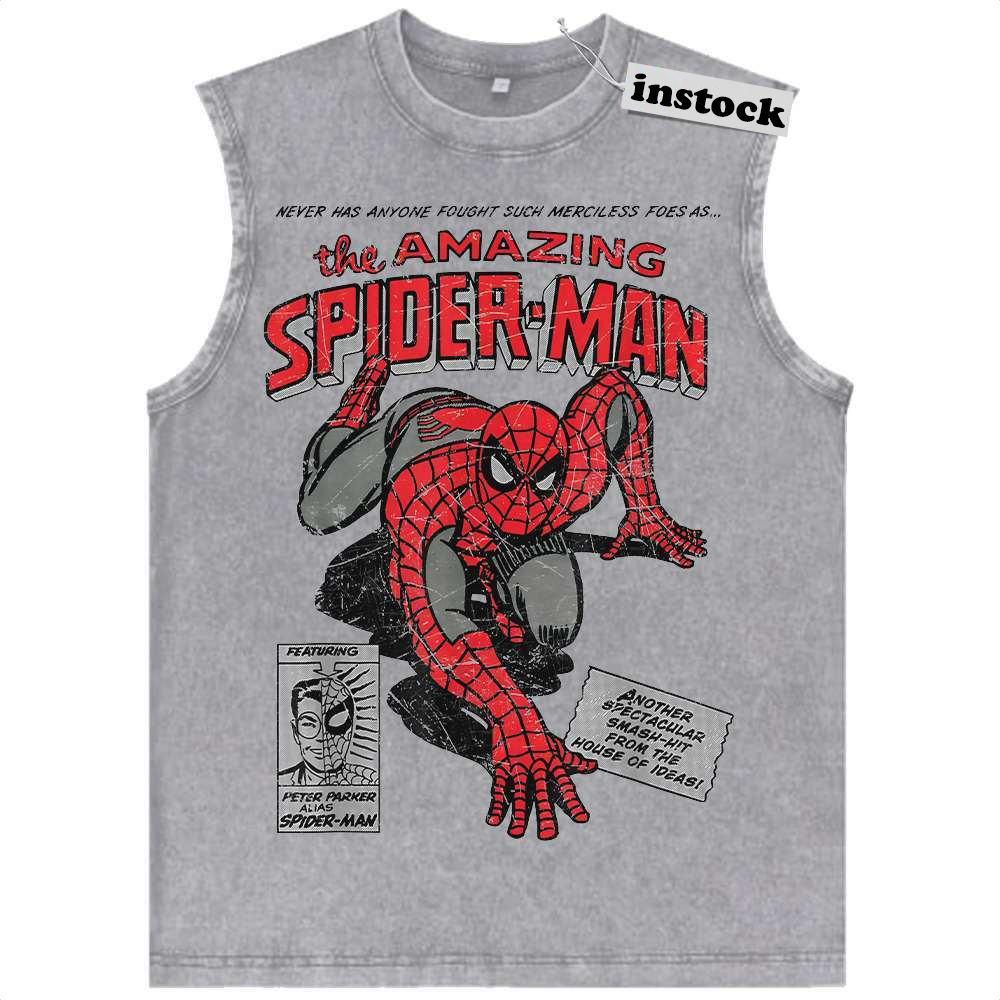 Spider-Man Tank Top, Marvel Comics Tank Top, Vintage Tank Top