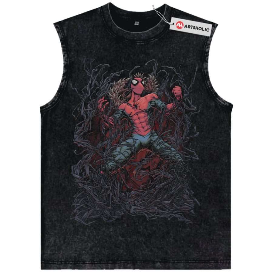 Alternative view of Spider-Man Tank Top, Marvel Comics Tank Top, Vintage Tank Top