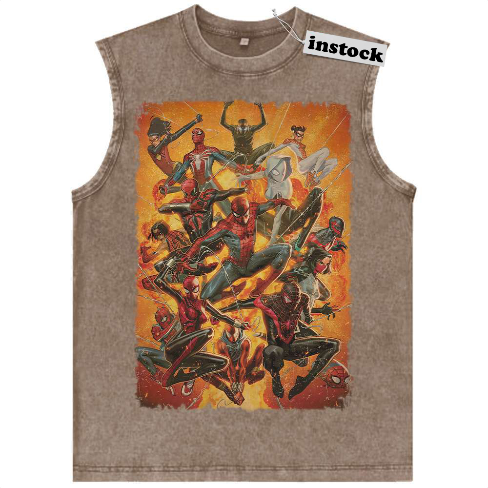 Spider-Man Tank Top, Marvel Comics Tank Top, Vintage Tank Top
