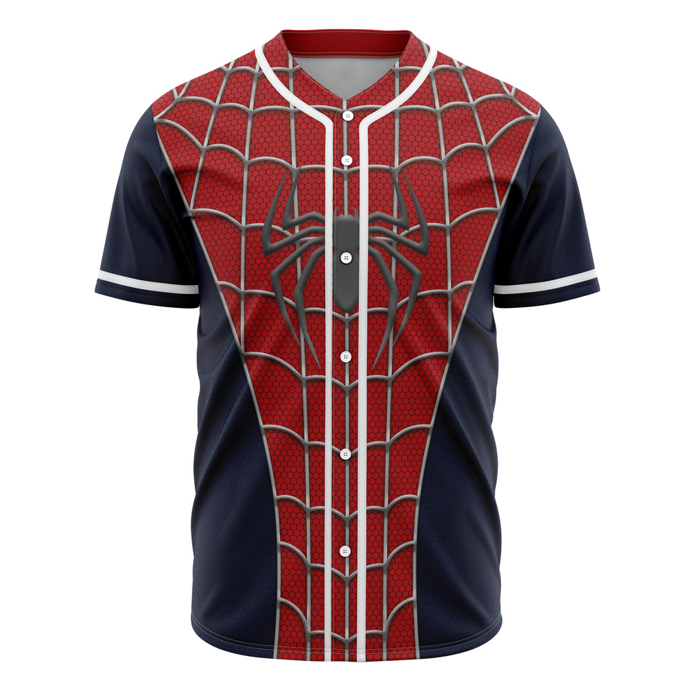 Spiderman Cosplay Marvel Custom Baseball Jersey - Otaku Hall