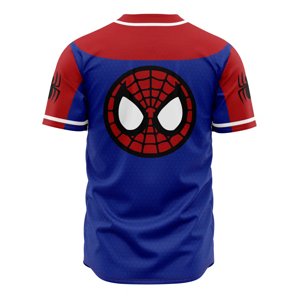 Alternative view of Spiderman Marvel Baseball Jersey