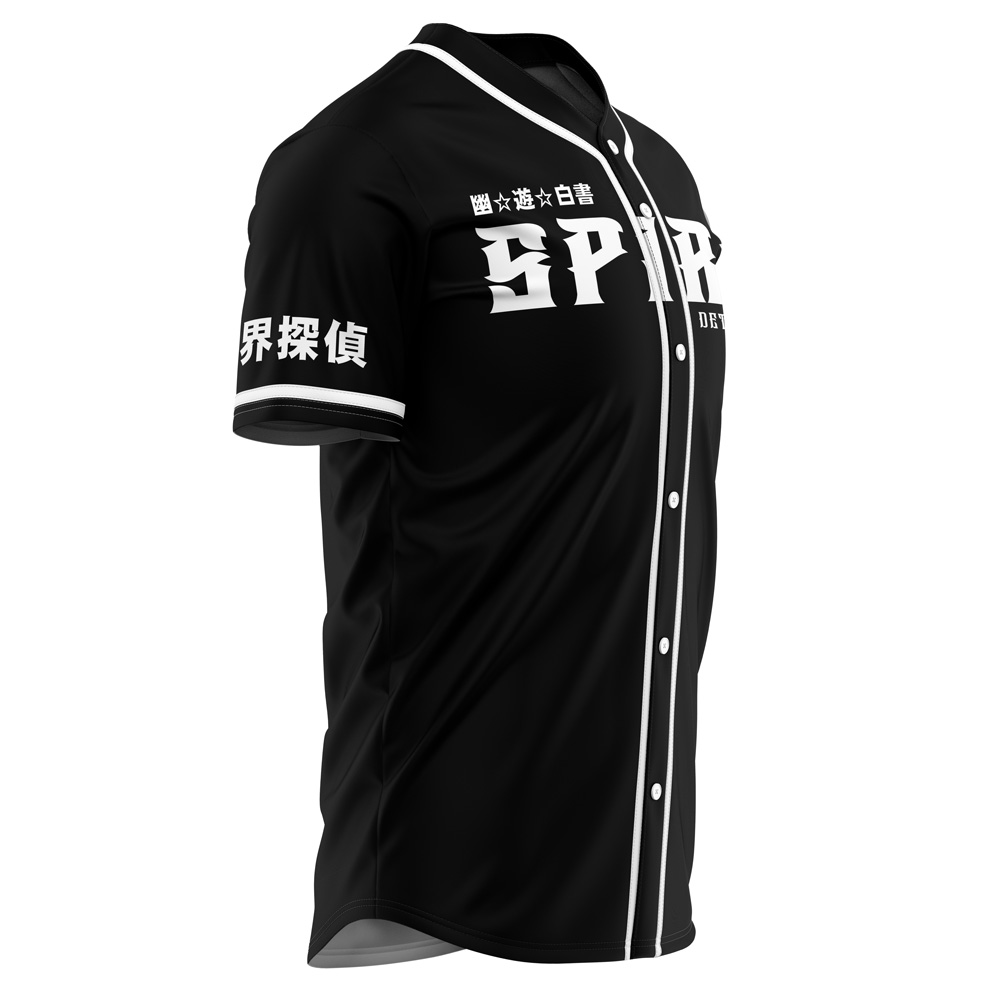 Spirit Detectives Ghost Fighter Custom Baseball Jersey - Otaku Hall