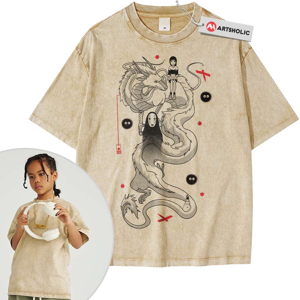 Spirited Away Shirt For Kids, Studio Ghibli Shirt For Kids, Anime Shirt For Kids, Vintage Tee For Kids