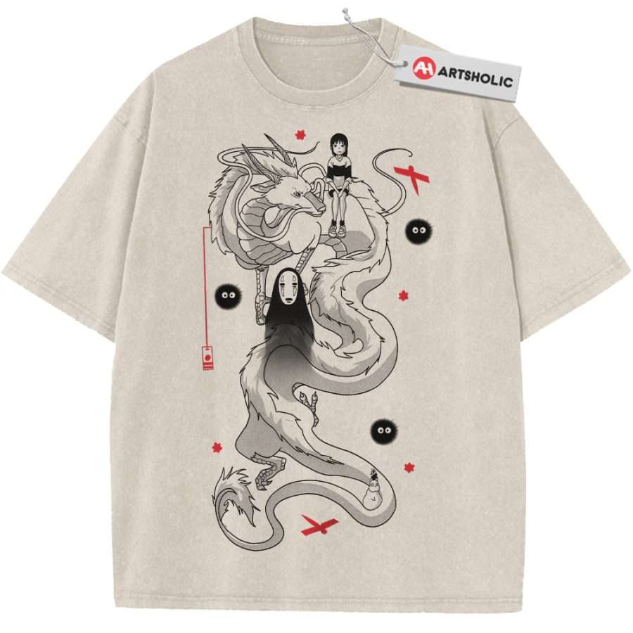 Alternative view of Spirited Away Shirt, Studio Ghibli Shirt, Anime Shirt, Vintage Tee