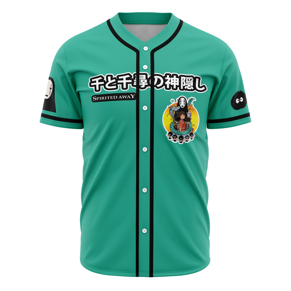 Spirited Away Studio Ghibli Custom Baseball Jersey - Otaku Hall