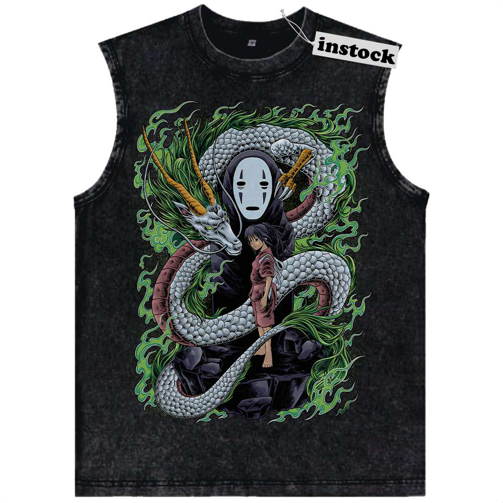 Spirited Away Tank Top, Studio Ghibli Tank Top, Anime Tank Top, Vintage Tank Top